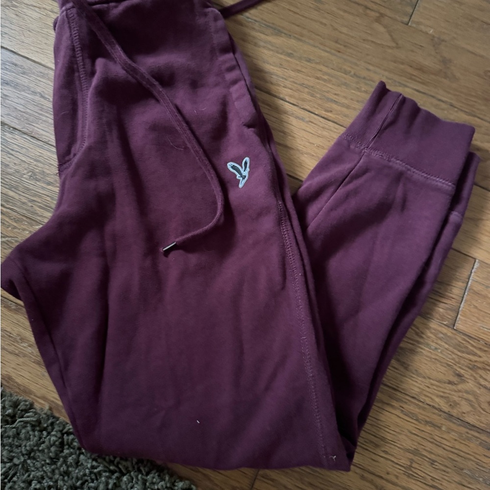 American Eagle Outfitters Maroon Joggers